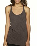 next level 6733 ladies' triblend racerback tank Front Thumbnail