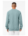 bella + canvas 3901 unisex sponge fleece crewneck sweatshirt Back Thumbnail