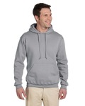 jerzees 4997 adult super sweats® nublend® fleece pullover hooded sweatshirt Back Thumbnail