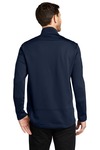 Port Authority F239 Grid Fleece Jacket Back Thumbnail