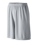 augusta sportswear 803 longer length wicking short with pockets Front Thumbnail