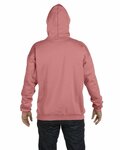 Hanes F170 Adult 9.7 oz. Ultimate Cotton® 90/10 Pullover Hooded Sweatshirt Back Thumbnail