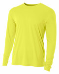 A4 NB3165 Youth Long Sleeve Cooling Performance Crew Shirt Front Thumbnail