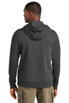 district dt2200 wash ™ fleece hoodie Back Thumbnail