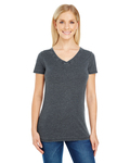 threadfast apparel 208b ladies' vintage dye short-sleeve v-neck t-shirt Front Thumbnail