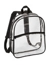 port authority bg230 clear backpack Front Thumbnail