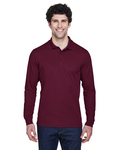 CORE365 88192 Men's Pinnacle Performance Long-Sleeve Piqué Polo Side Thumbnail