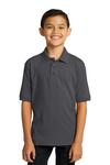 Port & Company KP55Y Youth Core Blend Jersey Knit Polo Front Thumbnail
