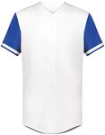 augusta sportswear 6909 cutter+ full button baseball jersey Front Thumbnail