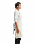 artisan collection by reprime rp122 unisex ‘regenerate’ sustainable bib apron Side Thumbnail