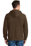 Sport-Tek F282 Super Heavyweight Full-Zip Hooded Sweatshirt Back Thumbnail