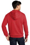 District DT6102 V.I.T. ™ Fleece Full-Zip Hoodie Back Thumbnail