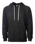 independent trading co. ss1000 icon unisex lightweight loopback terry hooded sweatshirt Front Thumbnail