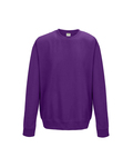 Just Hoods By AWDis JHA030 Adult Midweight College Crewneck Sweatshirt Front Thumbnail