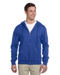 Jerzees 993 Adult 8 oz. NuBlend® Fleece Full-Zip Hooded Sweatshirt Front Thumbnail