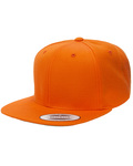 Yupoong 6089 Adult 6-Panel Structured Flat Visor Classic Snapback Front Thumbnail