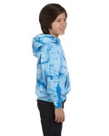 Tie-Dye CD877Y Youth Pullover Hooded Sweatshirt Side Thumbnail