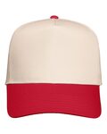 Valucap V8869 Five-Panel Twill Cap Front Thumbnail