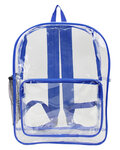 Liberty Bags 7013 Large 17" Heavy Duty Clear Backpack Front Thumbnail