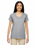 Gildan G500VL Ladies' Heavy Cotton™ V-Neck T-Shirt Front Thumbnail