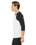 Bella + Canvas 3200 Unisex 3/4-Sleeve Baseball T-Shirt Side Thumbnail