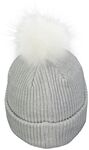 Pacific Headwear P604K Faux Fur Pom Beanie Back Thumbnail