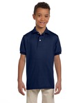 jerzees 437y youth 5.6 oz. spotshield™ jersey polo Front Thumbnail
