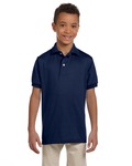 Jerzees 437Y Youth SpotShield™ Jersey Polo Front Thumbnail