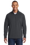 Sport-Tek TST850 Tall Sport-Wick ® Stretch 1/2-Zip Pullover Front Thumbnail