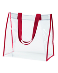 BAGedge BE252 Clear PVC Tote Front Thumbnail
