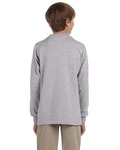 Gildan G240B Youth Ultra Cotton ® Long Sleeve T-Shirt Back Thumbnail