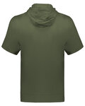Holloway 222505 Adult Ventura Soft Knit Short Sleeve Hoodie Back Thumbnail