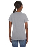 Anvil 88VL Ladies 100% Combed Ring Spun Cotton V-Neck T-Shirt Back Thumbnail