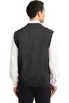 port authority sw301 value v-neck sweater vest Back Thumbnail