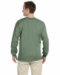 fruit of the loom 4930 adult hd cotton™ long-sleeve t-shirt Back Thumbnail