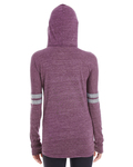 holloway 229390 ladies' hooded low key pullover Back Thumbnail