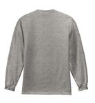 Port & Company PC61LSPT Tall Long Sleeve Essential Pocket Tee Back Thumbnail
