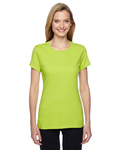 fruit of the loom ssfjr ladies' 4.7 oz. sofspun® jersey junior crew t-shirt Back Thumbnail