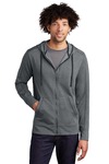 Sport-Tek ST293 PosiCharge ® Tri-Blend Wicking Fleece Full-Zip Hooded Jacket Front Thumbnail