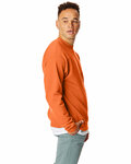 Hanes P1607 Unisex Ecosmart® 50/50 Crewneck Sweatshirt Side Thumbnail
