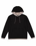 lat 6996 adult statement fleece pullover hoodie Front Thumbnail