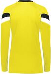 HighFive 342243 Girls TruHit Tri-Color Long Sleeve Jersey Back Thumbnail