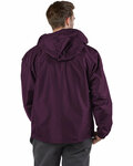 champion co200 adult packable anorak 1/4 zip jacket Back Thumbnail