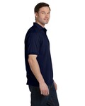 Hanes 054 Adult 50/50 EcoSmart® Jersey Knit Polo Side Thumbnail
