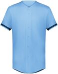 Augusta Sportswear 6909 Cutter+ Full Button Baseball Jersey Front Thumbnail