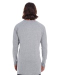 anvil 5628 adult lightweight long & lean raglan long-sleeve t-shirt Back Thumbnail