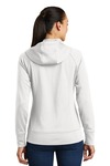 sport-tek lst295 ladies rival tech fleece full-zip hooded jacket Back Thumbnail