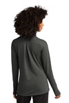 sport-tek lst560 ladies sport-wick ® flex fleece full-zip Back Thumbnail