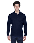 CORE365 88192T Men's Tall Pinnacle Performance Long-Sleeve Piqué Polo Front Thumbnail