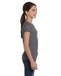 LAT 2616 Girls' Fine Jersey T-Shirt Side Thumbnail